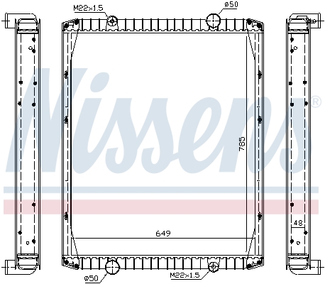 Radiateur Nissens 63846A