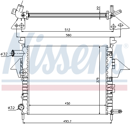 Nissens Radiateur 63856