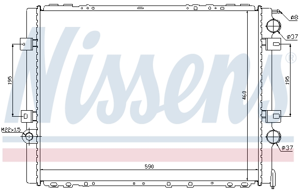 Nissens Radiateur 63859