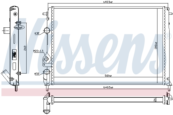 Nissens Radiateur 63877