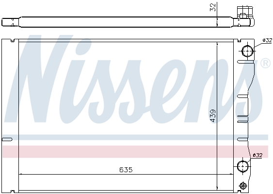 Nissens Radiateur 63881