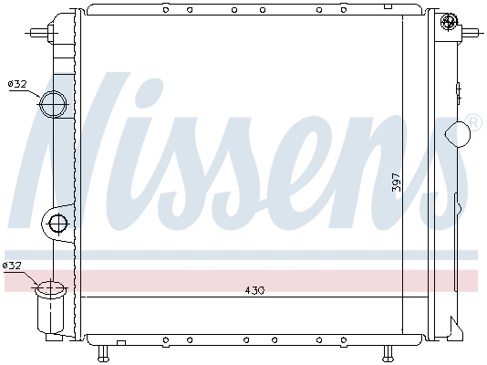Nissens Radiateur 63887