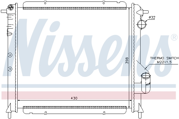 Nissens Radiateur 63892