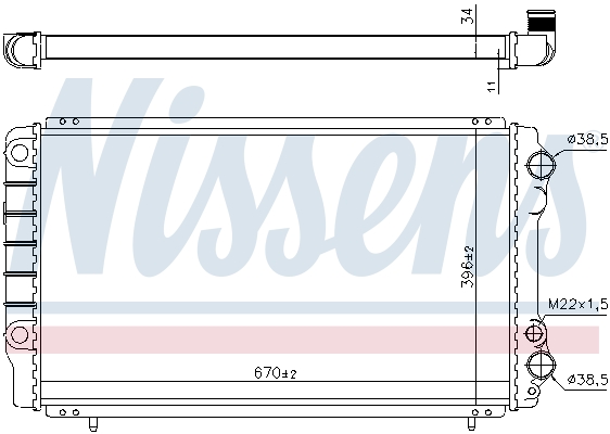 Nissens Radiateur 63912A