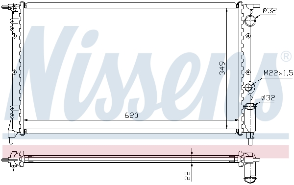 Nissens Radiateur 63918