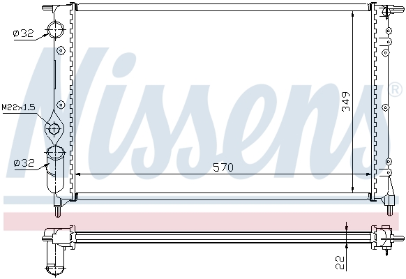 Nissens Radiateur 63925