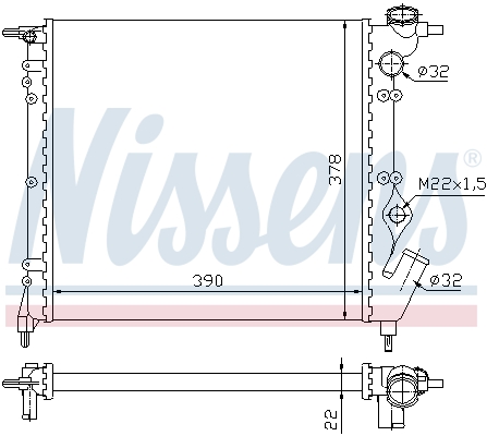 Nissens Radiateur 63929
