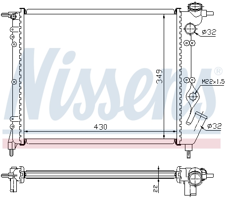Nissens Radiateur 63931