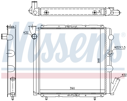 Nissens Radiateur 63934A