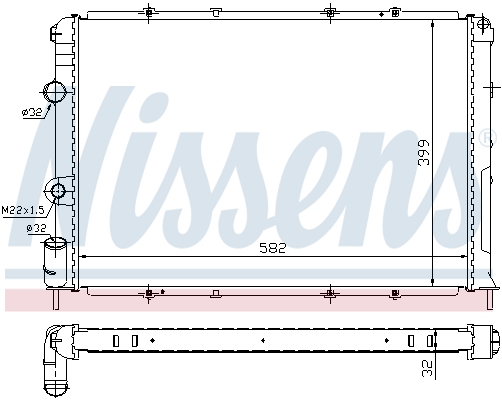 Nissens Radiateur 63938A