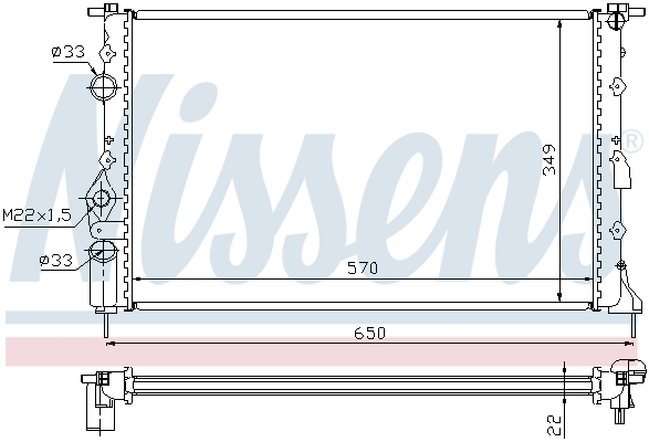 Nissens Radiateur 639391