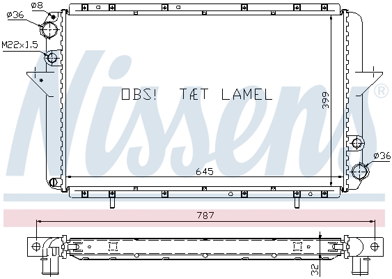 Nissens Radiateur 63940A