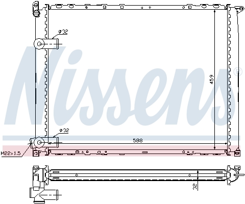 Nissens Radiateur 63943A