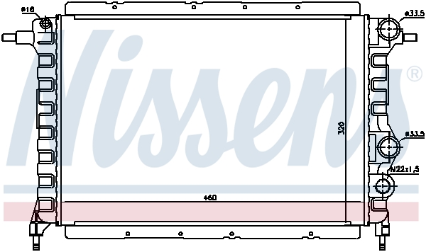 Nissens Radiateur 63959