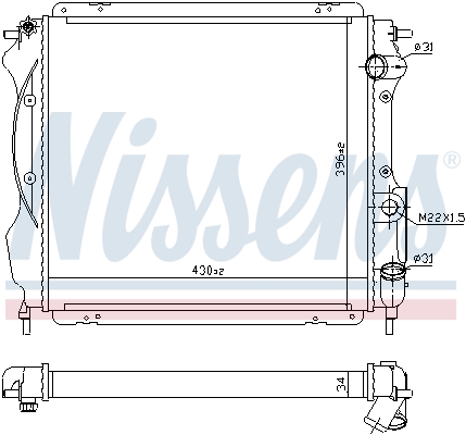 Nissens Radiateur 63967A