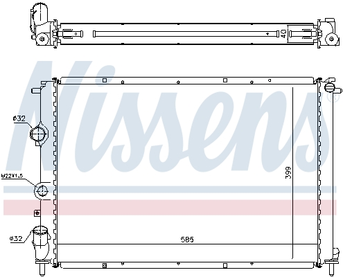 Nissens Radiateur 63977A