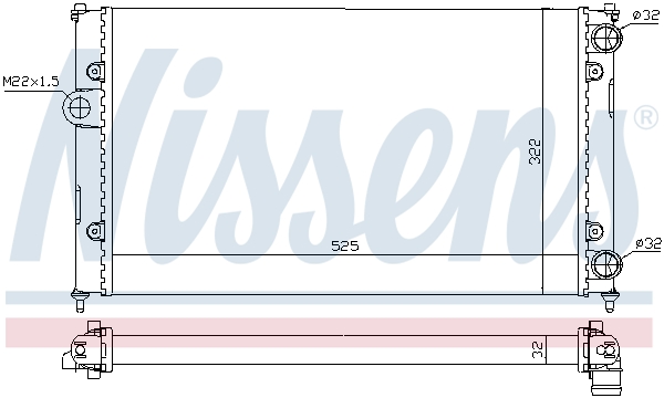 Nissens Radiateur 639961