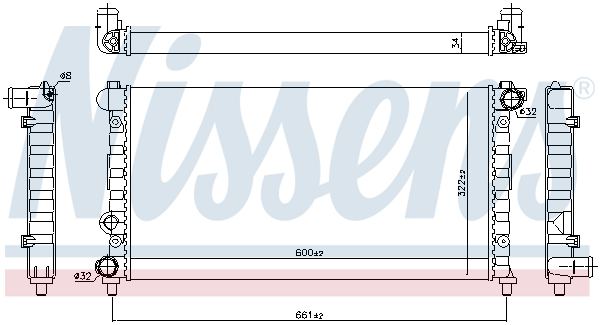 Nissens Radiateur 64001