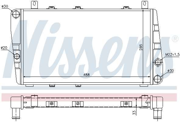 Nissens Radiateur 64011