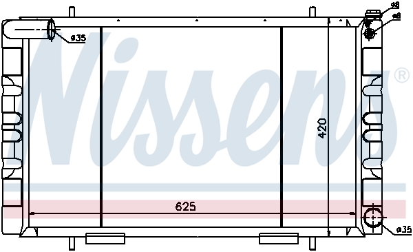 Nissens Radiateur 64018