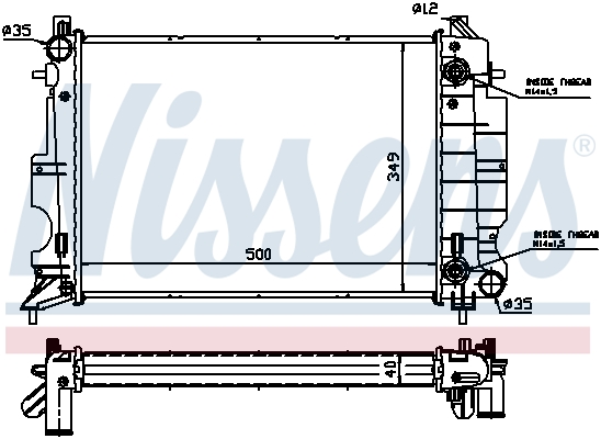 Nissens Radiateur 64034A