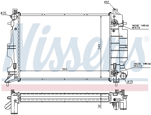 Nissens Radiateur 64036A