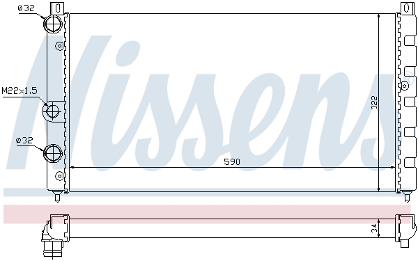 Nissens Radiateur 64065