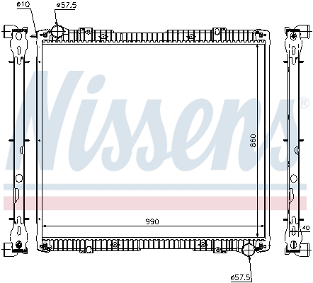 Radiateur Nissens 64067A