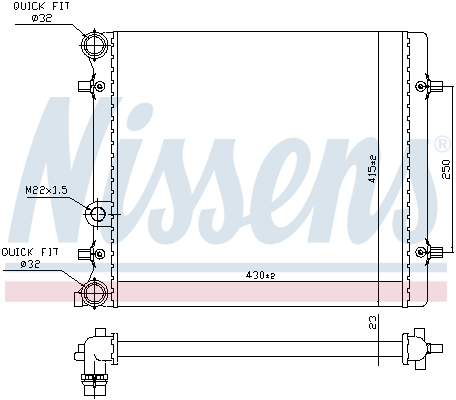 Nissens Radiateur 641011