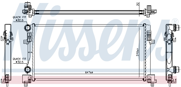 Nissens Radiateur 64106