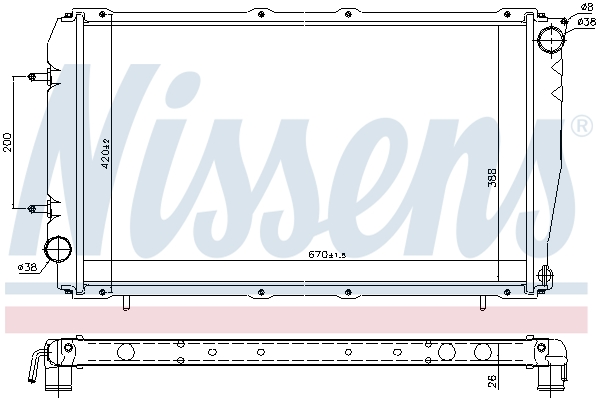 Nissens Radiateur 641111