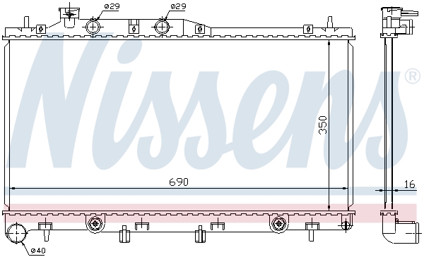 Nissens Radiateur 64115