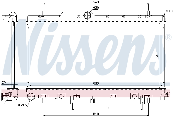 Nissens Radiateur 64116