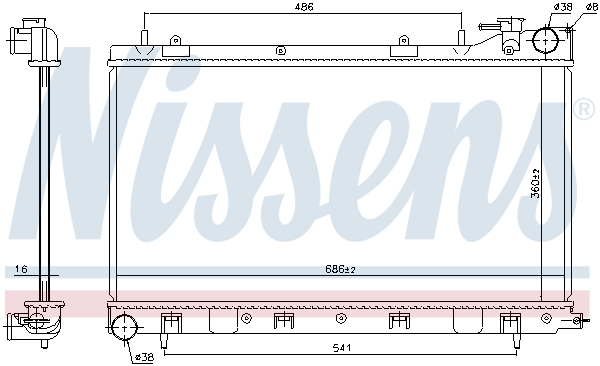 Nissens Radiateur 64122