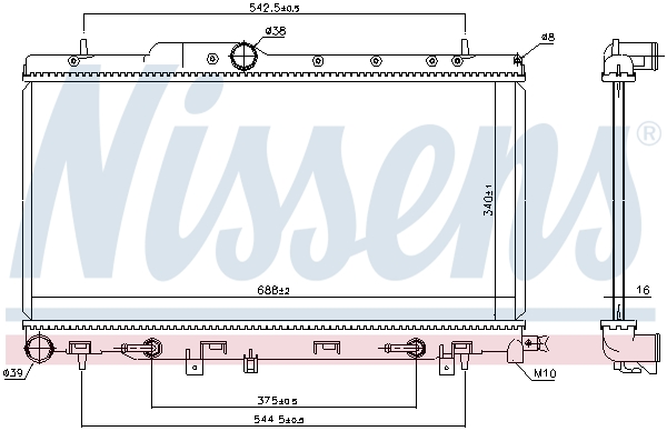 Nissens Radiateur 64123