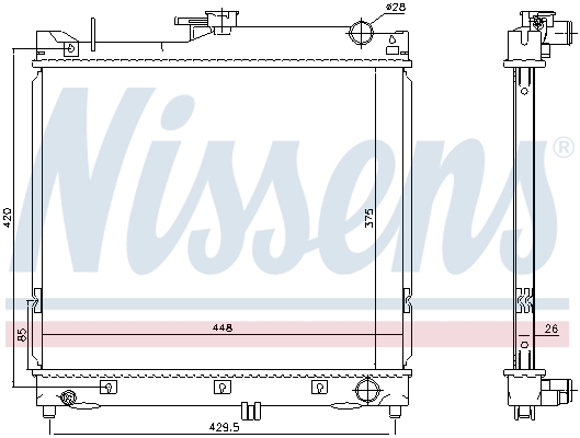 Nissens Radiateur 64162