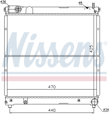 Nissens Radiateur 64163