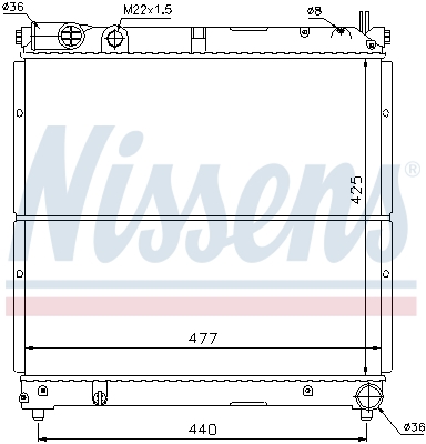 Nissens Radiateur 64164