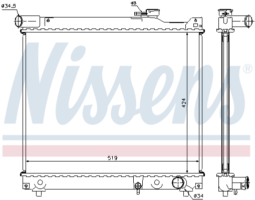 Nissens Radiateur 64165