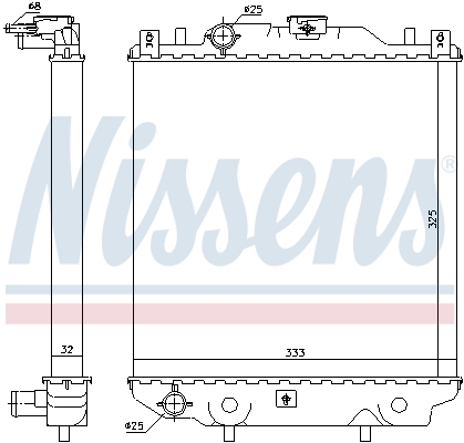 Nissens Radiateur 64174A