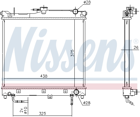 Nissens Radiateur 641753