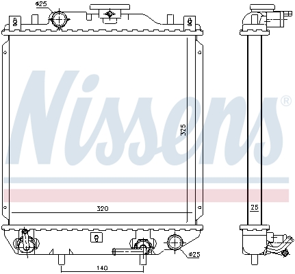 Nissens Radiateur 641754