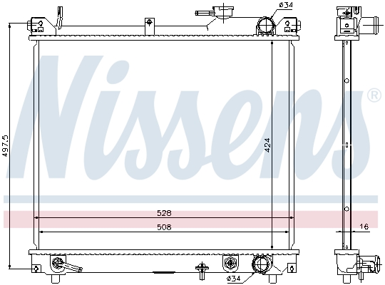 Nissens Radiateur 641757