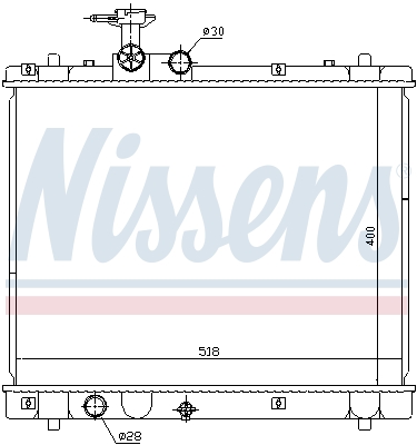 Nissens Radiateur 641758