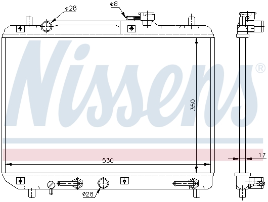 Nissens Radiateur 64176