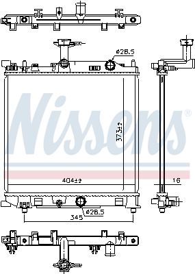 Nissens Radiateur 641777