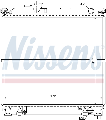 Radiateur Nissens 64181