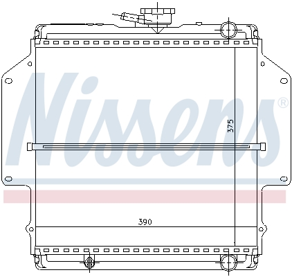 Nissens Radiateur 64184