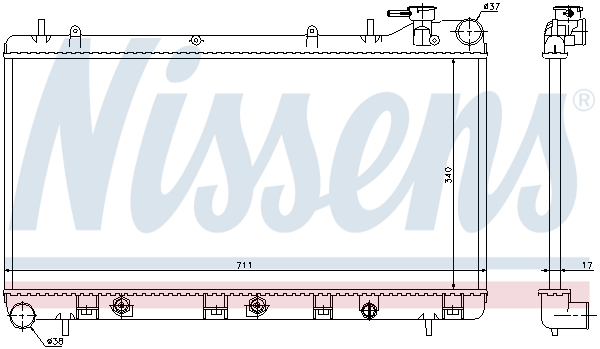 Nissens Radiateur 64186