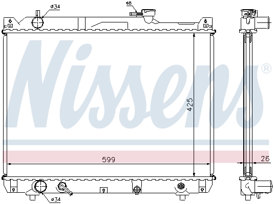 Nissens Radiateur 64194A